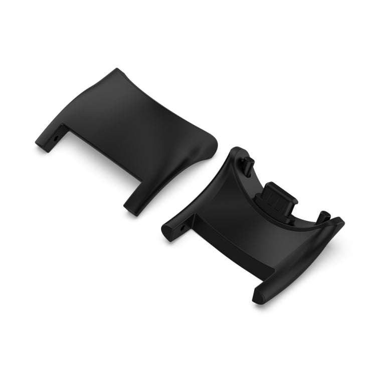 For Xiaomi Mi Band 8 1 Pair  PC Plastic Watch Band Connector(Black)