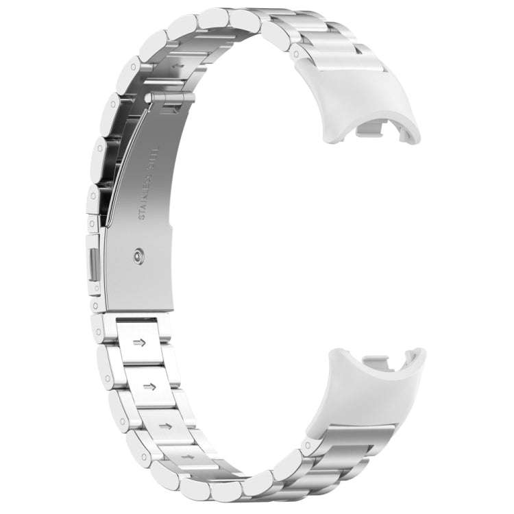 For Xiaomi Mi Band 8 1 Pair  PC Plastic Watch Band Connector(Grey)