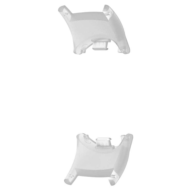 For Xiaomi Mi Band 8 1 Pair  PC Plastic Watch Band Connector(Transparent White)