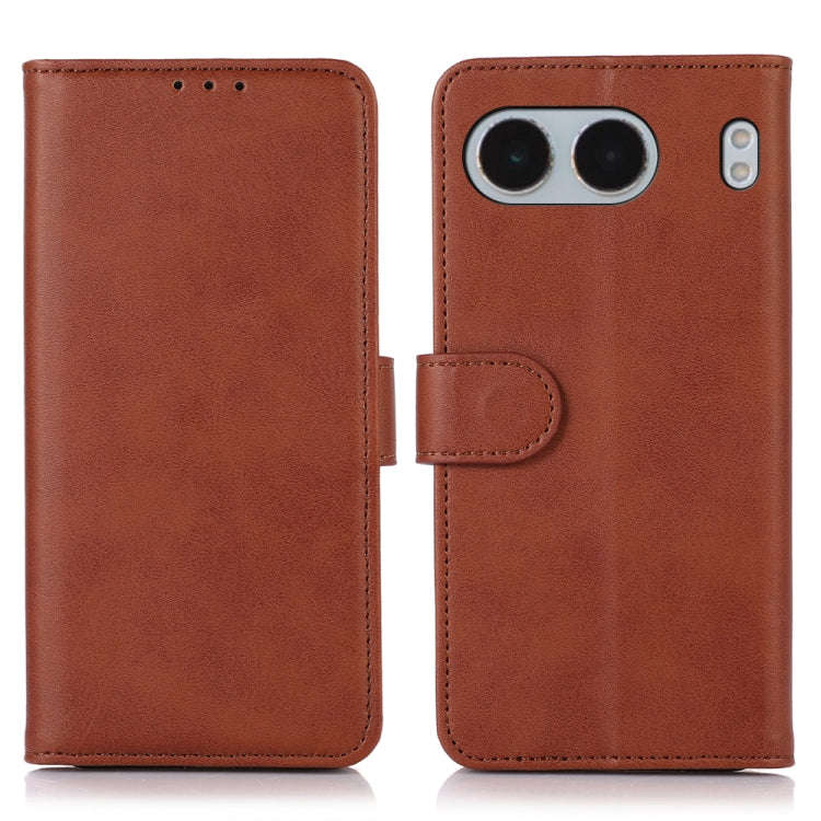 For OnePlus Nord 4 Cow Texture Leather Phone Case(Brown)