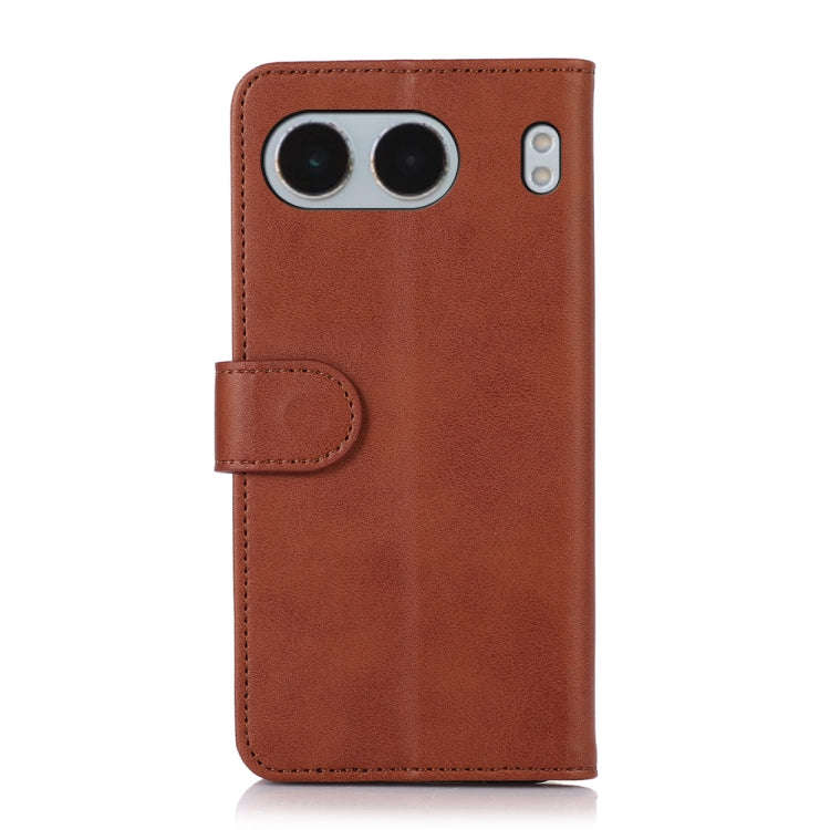 For OnePlus Nord 4 Cow Texture Leather Phone Case(Brown)