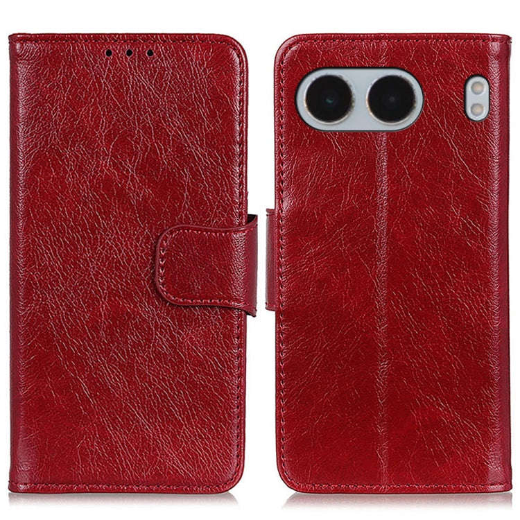 For OnePlus Nord 4 Nappa Texture Leather Phone Case(Red)