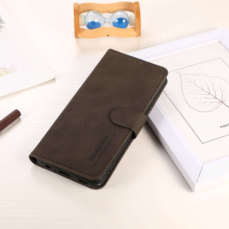 For OnePlus Nord 4 KHAZNEH Matte Texture Leather Phone Case(Brown)