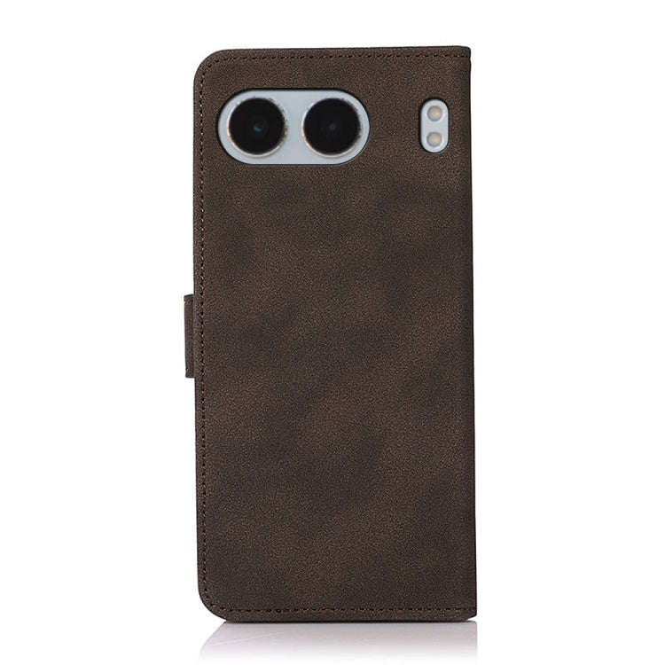 For OnePlus Nord 4 KHAZNEH Matte Texture Leather Phone Case(Brown)