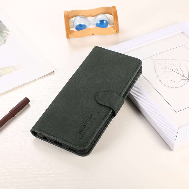 For OnePlus Nord 4 KHAZNEH Matte Texture Leather Phone Case(Green)