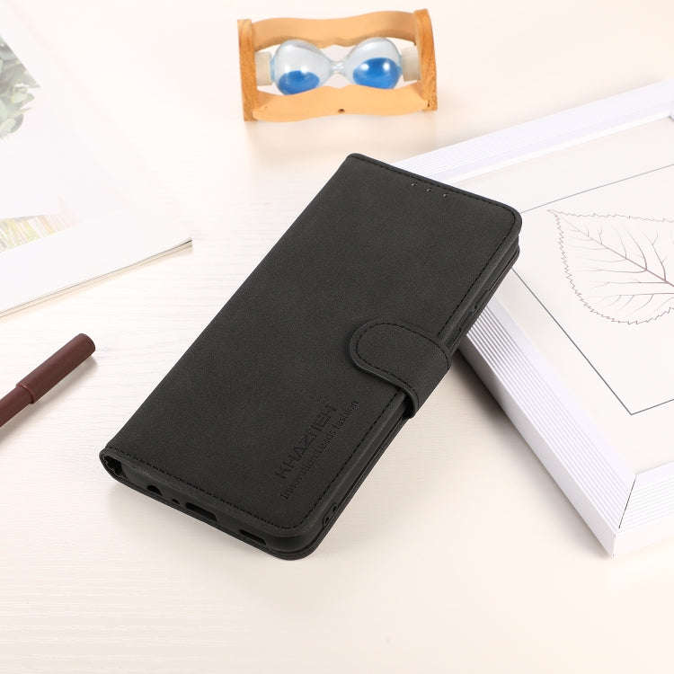 For OnePlus Nord 4 KHAZNEH Matte Texture Leather Phone Case(Black)