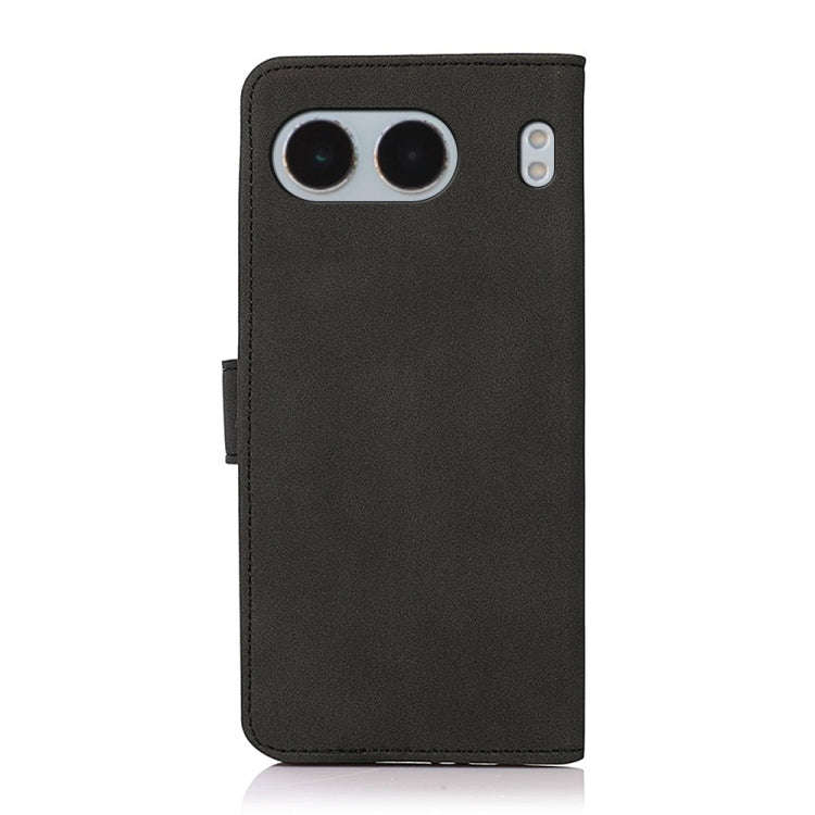 For OnePlus Nord 4 KHAZNEH Matte Texture Leather Phone Case(Black)