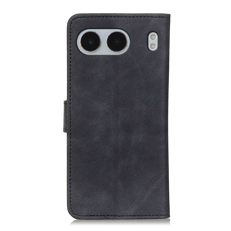 For OnePlus Nord 4 KHAZNEH Retro Texture Leather Phone Case(Black)