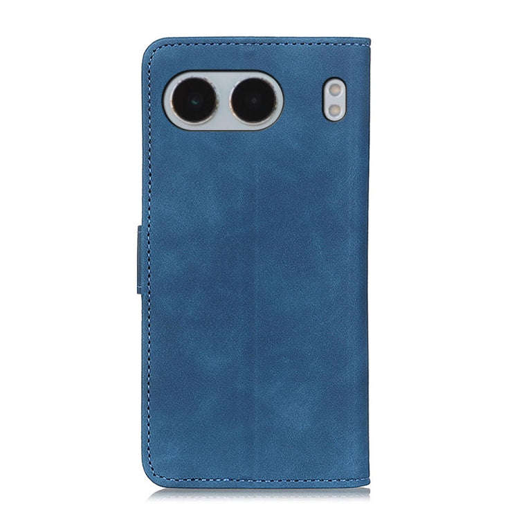 For OnePlus Nord 4 KHAZNEH Retro Texture Leather Phone Case(Blue)