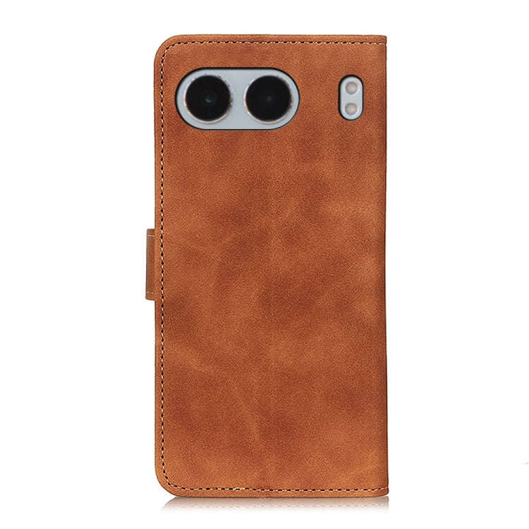 For OnePlus Nord 4 KHAZNEH Retro Texture Leather Phone Case(Brown)