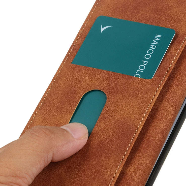 For OnePlus Nord 4 KHAZNEH Retro Texture Leather Phone Case(Brown)
