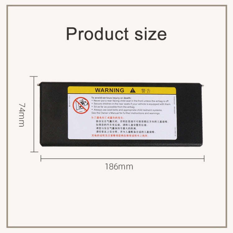 For Peugeot 308 2010-2022 Left-hand Drive Car Sun Visor Makeup Mirror Cover 98177070(Black)