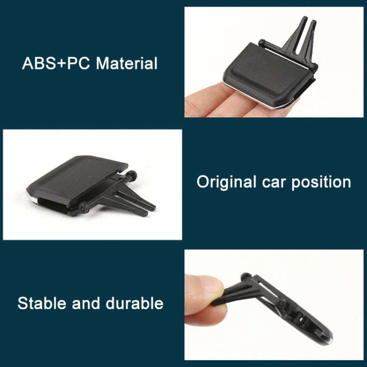 For Volkswagen Tiguan L 17-21 Car Air Conditioning Air Outlet Paddle, Left Driving(Middle-Right)