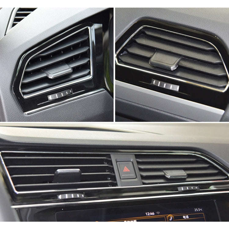 For Volkswagen Tiguan L 17-21 Car Air Conditioning Air Outlet Paddle, Left Driving(Middle-Right)