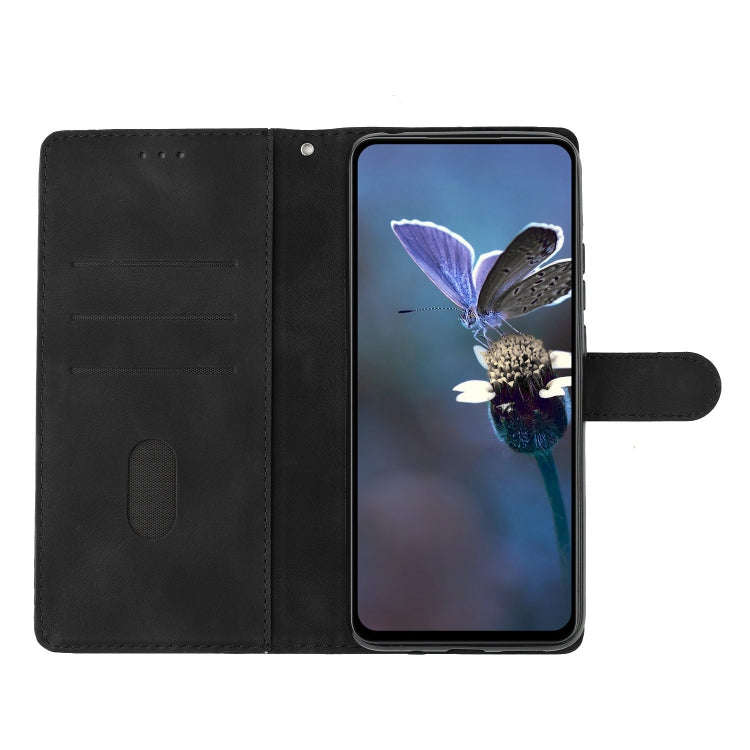 For Motorola Edge 50 Pro Flower Butterfly Embossing Pattern Leather Phone Case(Black)