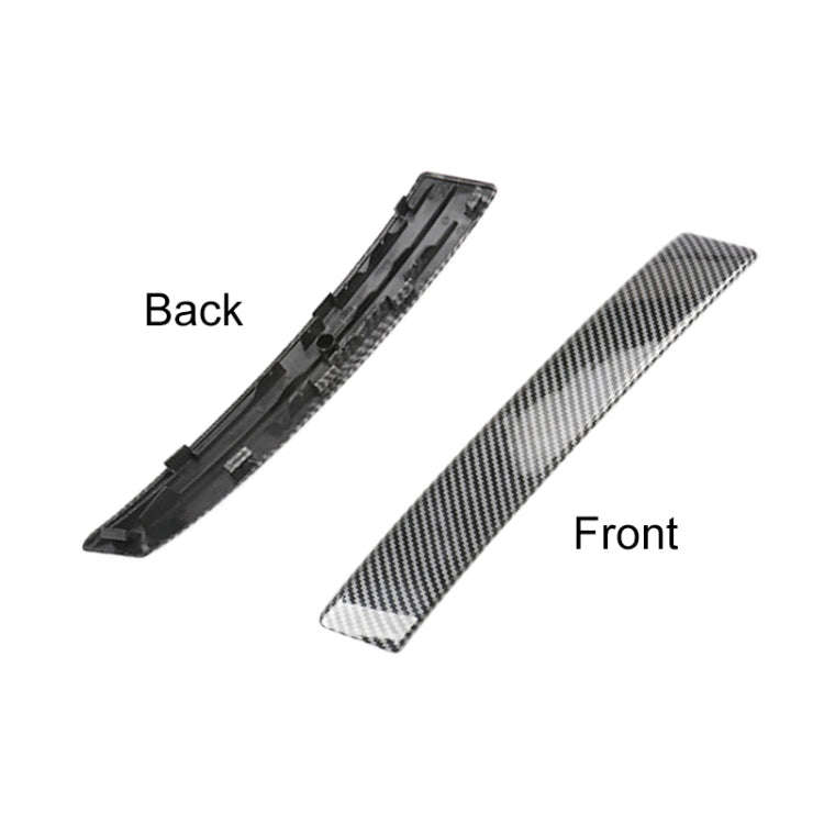 For Nissan Qashqai Left-Drive Car Door Inside Handle Cover, Type:Cover Left(Carbon Fiber)