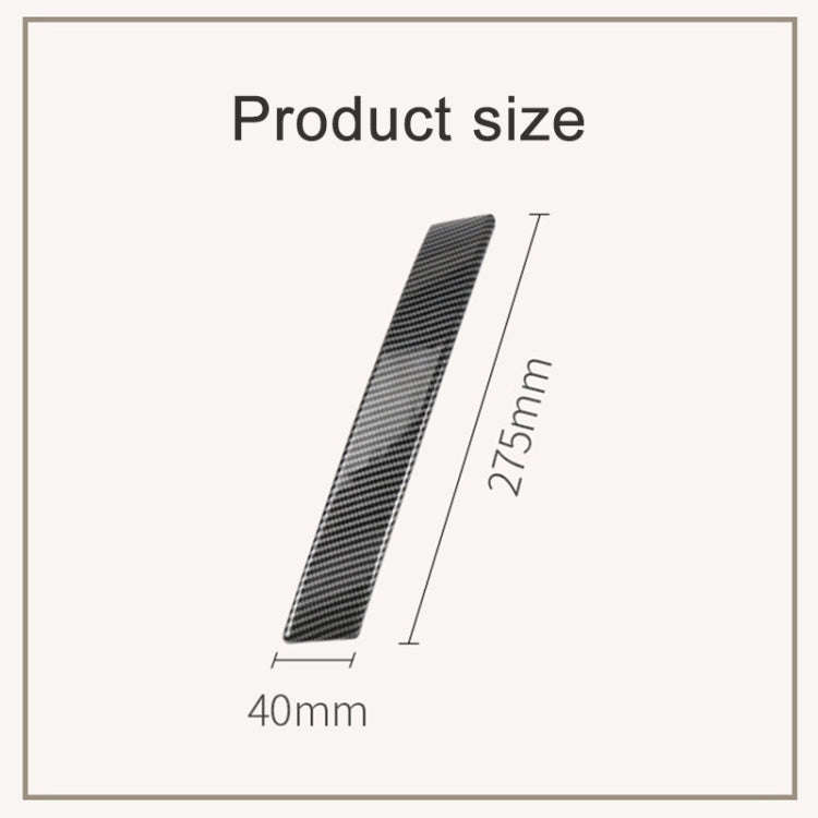For Nissan Qashqai Left-Drive Car Door Inside Handle Cover, Type:Cover Left(Carbon Fiber)
