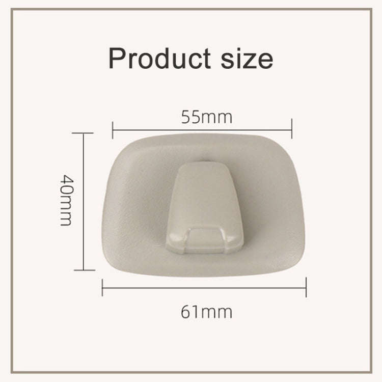 Left-Drive Car Coat Hook Hanger For volvo XC60 / XC90 / S90 / V90 / XC40(Beige Left)