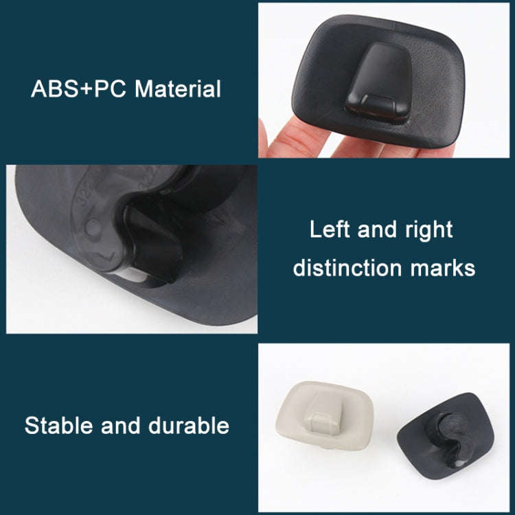 Left-Drive Car Coat Hook Hanger For volvo XC60 / XC90 / S90 / V90 / XC40(Beige Left)