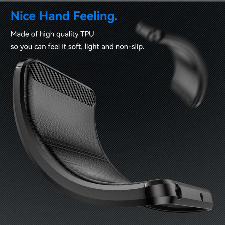For OnePlus Ace 3 Pro Brushed Texture Carbon Fiber TPU Phone Case(Black)