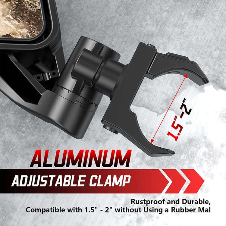 For Can-Am BRP UTV Maverick X3 Off-Road Vehicle Rearview Mirror, Model:UTV-17 Original