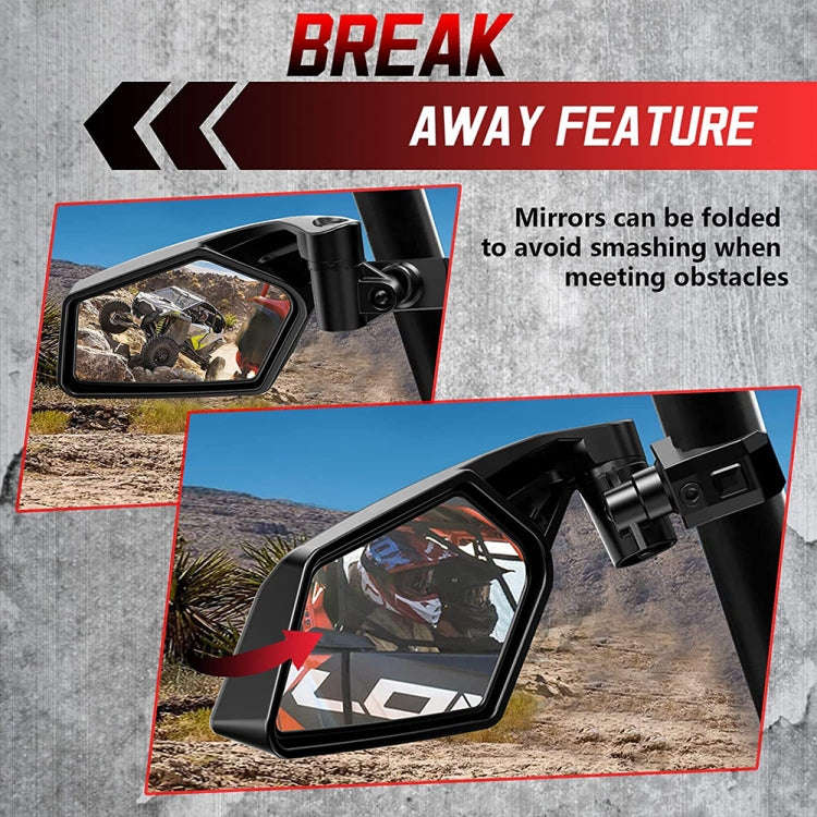 For Can-Am BRP UTV Maverick X3 Off-Road Vehicle Rearview Mirror, Model:UTV-17 Original