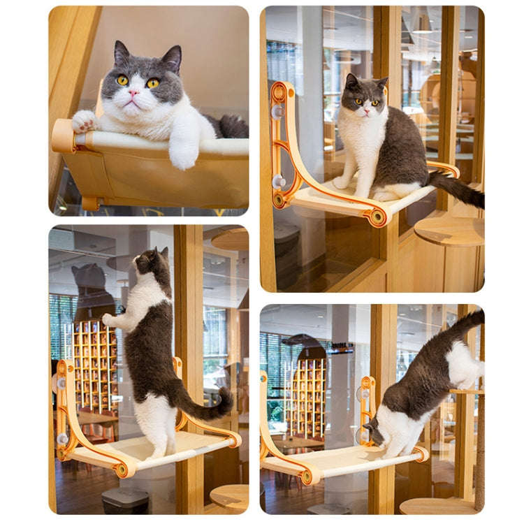 Pet Fun Lounge Chair Cat Hammock(Beige)