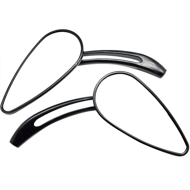 SF104 Motorcycle Modified Retro Rearview Mirror Reflective Mirror(Black)