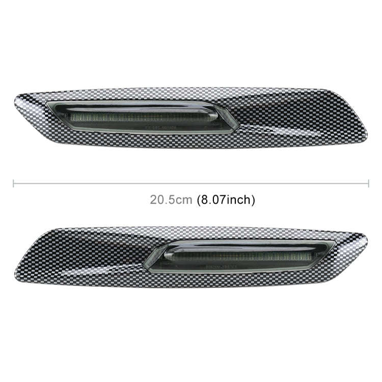2 PCS Car Fender Light  LED Leaf Board Side DC12V / 1.7W for BMW, Yellow Light, Style:F
