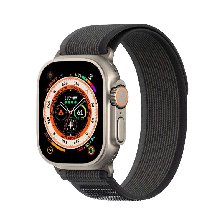 For Apple Watch Ultra 2 49mm DUX DUCIS YJ Series Nylon Watch Band(Black)