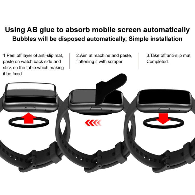 For Huawei Band 9 IMAK Plexiglass HD Watch Protective Film
