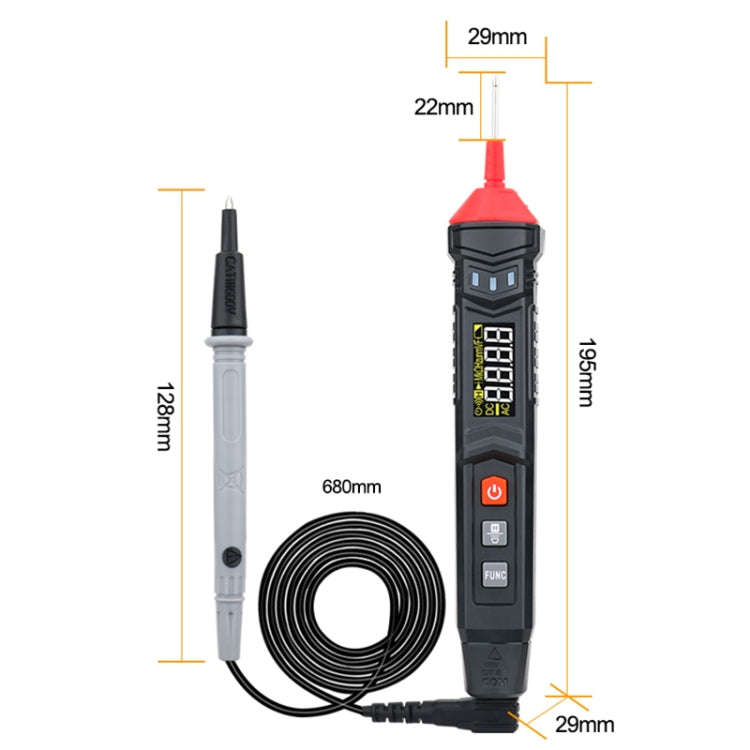 GVDA GD107 Smart Pen Type High Precision Multimeter