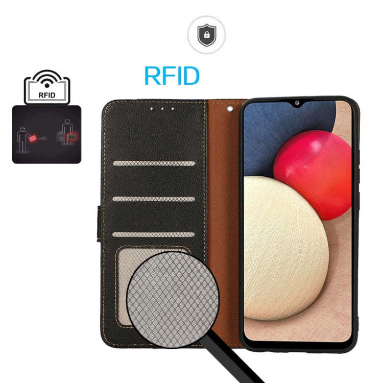 For OnePlus Nord 4 KHAZNEH Litchi Texture Leather RFID Phone Case(Black)