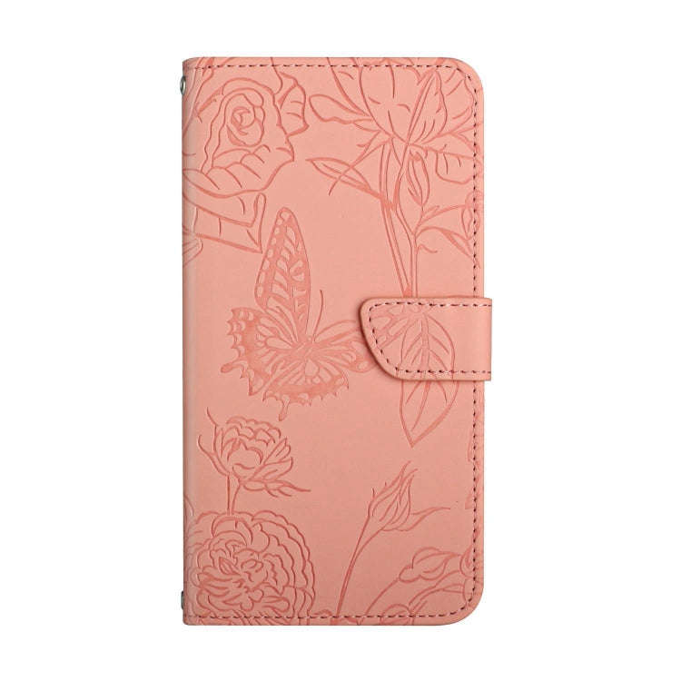 For OnePlus Nord 4 5G Skin Feel Butterfly Peony Embossed Leather Phone Case(Pink)