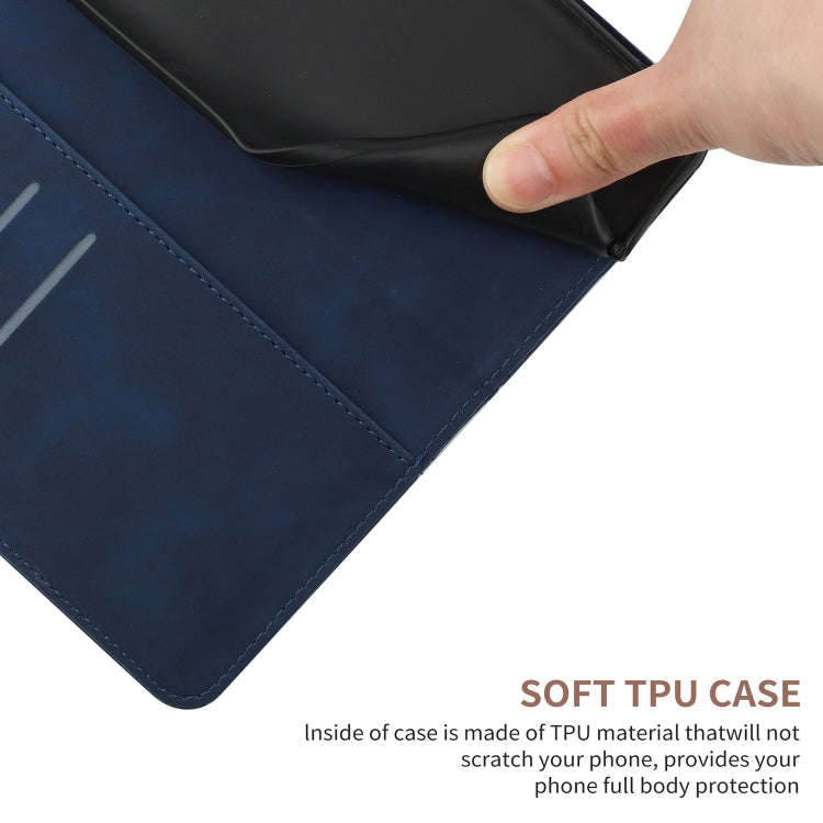 For OnePlus Nord 4 5G Stitching Embossed Leather Phone Case(Blue)