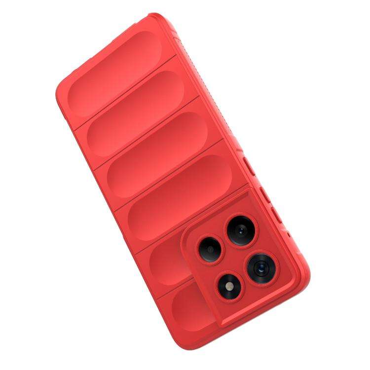 For Motorola Edge 60 Stylus 5G Global Magic Shield TPU + Flannel Phone Case(Red)
