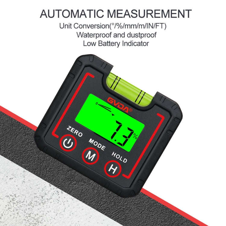 GVDA GD450M Digital Protractor 360 Degree High Precision Measuring Instrument