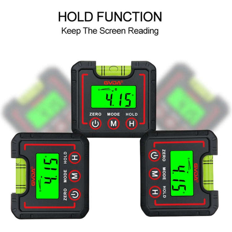 GVDA GD450M Digital Protractor 360 Degree High Precision Measuring Instrument