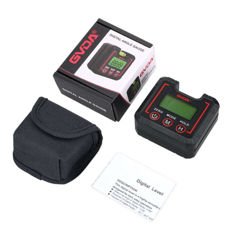 GVDA GD450M Digital Protractor 360 Degree High Precision Measuring Instrument