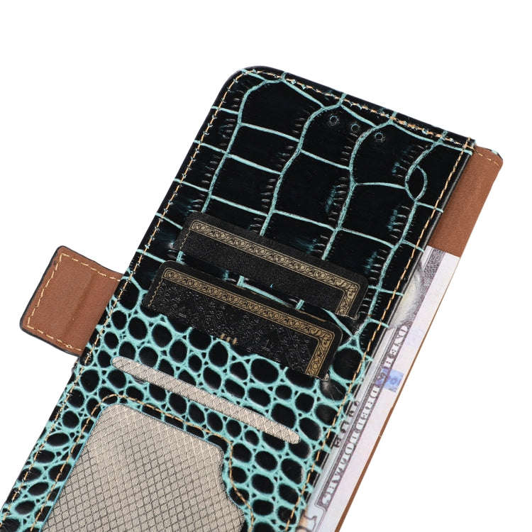 For OnePlus Nord 4 Crocodile Top Layer Cowhide Leather Phone Case(Green)