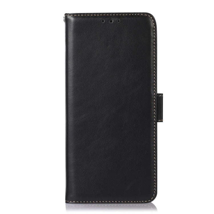 For OnePlus Nord 4 Magnetic Crazy Horse Texture Genuine Leather RFID Phone Case(Black)