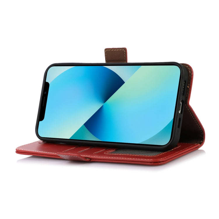 For OnePlus Nord 4 Magnetic Crazy Horse Texture Genuine Leather RFID Phone Case(Red)
