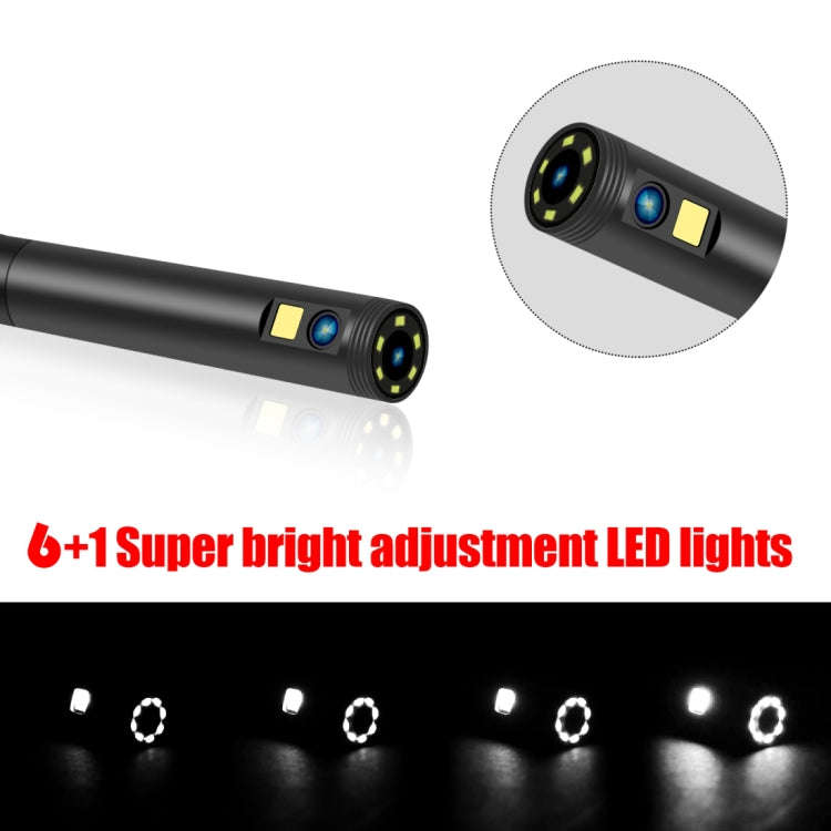 P30 5.5mm 1080P IP68 Waterproof 4.3 inch Screen Dual Camera Digital Endoscope, Length:1m Snake Tu...