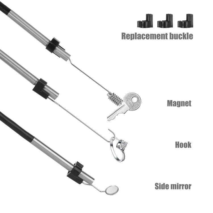 P30 3.9mm 1080P IP68 Waterproof 4.3 inch Screen Single Camera Digital Endoscope, Length:2m Hard C...
