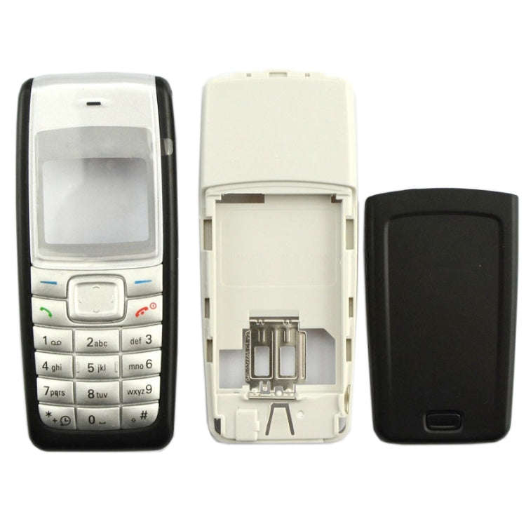 For Nokia 1110 / 1112 Full Housing Cover(Black)