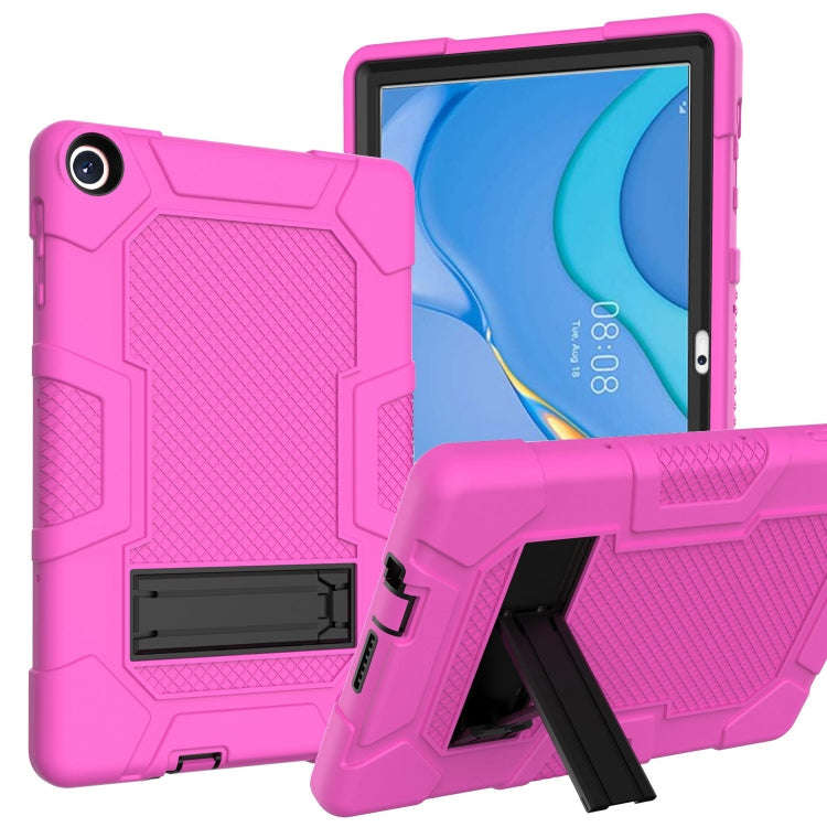 For Huawei MatePad T 10s / T10 Contrast Color Robot B3 Silicone Hybrid PC Tablet Case with Holder...
