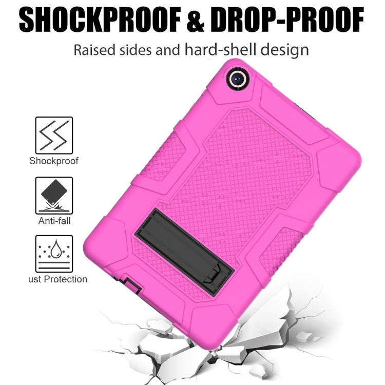 For Huawei MatePad T 10s / T10 Contrast Color Robot B3 Silicone Hybrid PC Tablet Case with Holder...