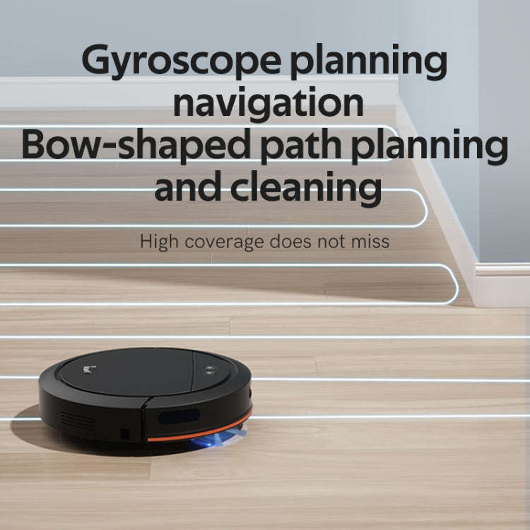 OB16 Mini Vacuum Cleaner Intelligent Sweeping Robot(Black)