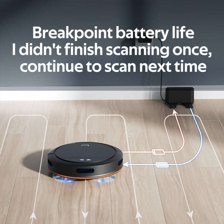OB16 Mini Vacuum Cleaner Intelligent Sweeping Robot(Black)