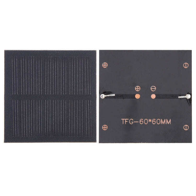 5V 0.3W 60mAh 60 x 60mm DIY Sun Power Battery Solar Panel Module Cell